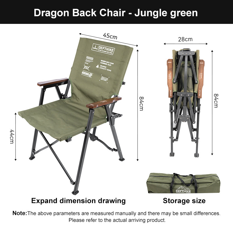 Defthike Spine Chair - Lightweight and Durable, Perfect for Comfortable Seating During Outdoor Activities